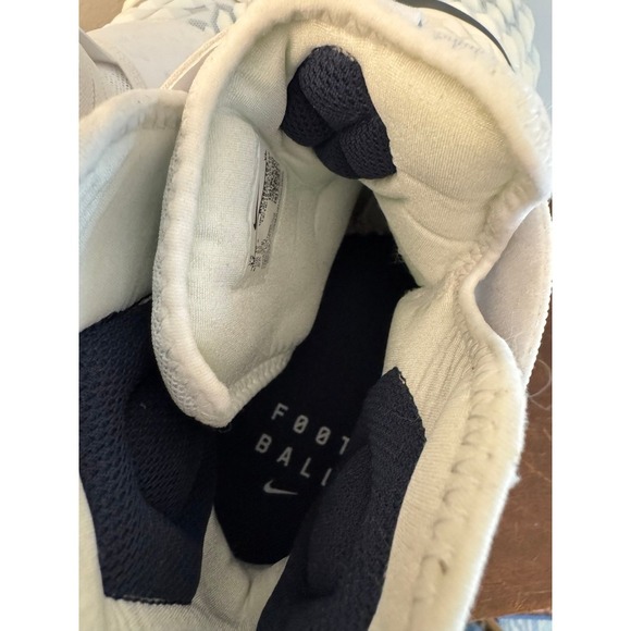 Nike Force Savage Elite 2 Football Cleats White/Navy Men's Size 17 NEVER WORN - Picture 7 of 9